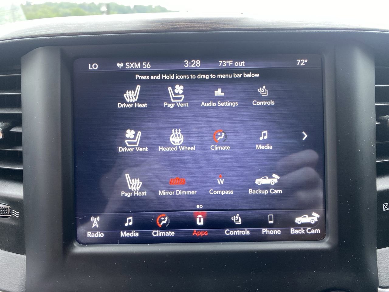 2020 RAM 1500 Laramie Crew Cab 4x4 5'7" Box