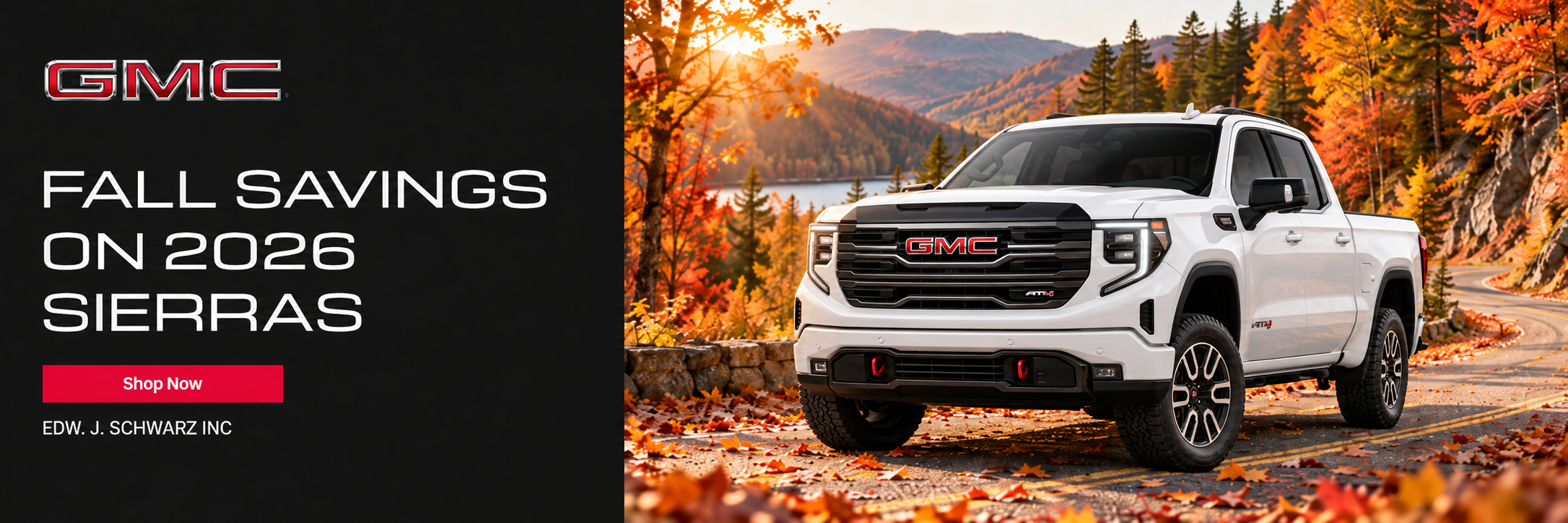 Fall Savings on 2026 Sierras